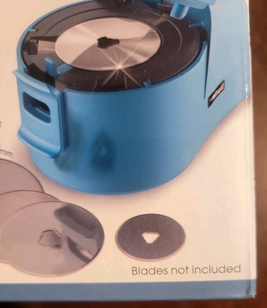 TRUE SHARP 2 High Quality Power Rotary Blade Sharpener Blue New/Open Box