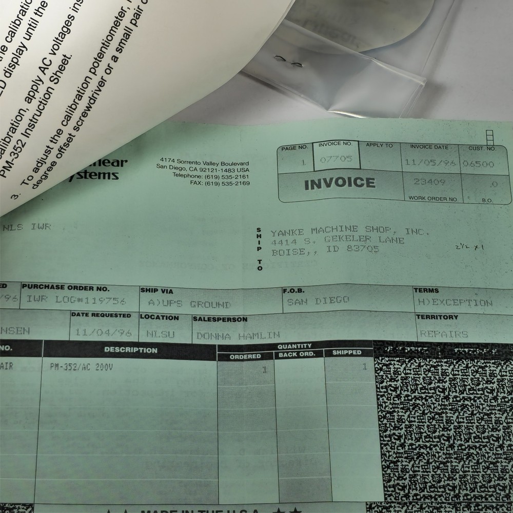 Model PM-352/AC Digital Panel meter