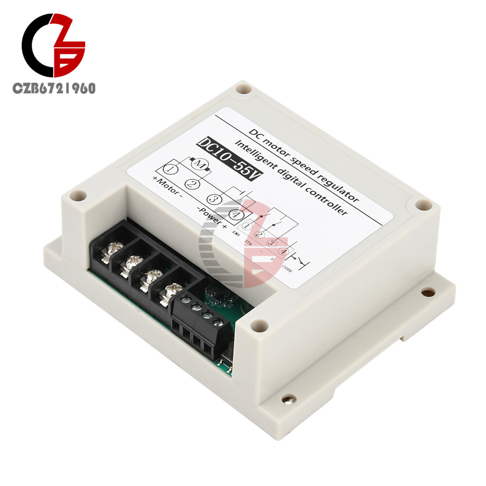 DC 10V-55V 30A Intelligent Brush Motor Speed Controller Display Remote Control