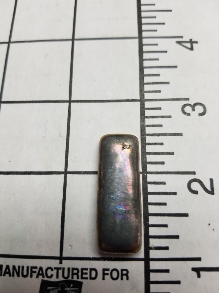 1/2 oz - Bismuth Metal BAR - Rectangle 99.99% Pure