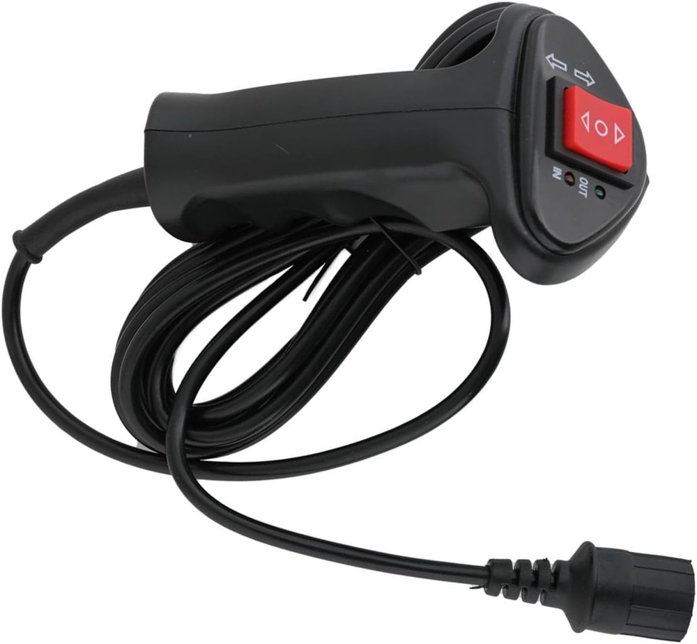 Handheld Plug-in 3-Pin Winch Remote Control 11.5" Cable ATV, Black