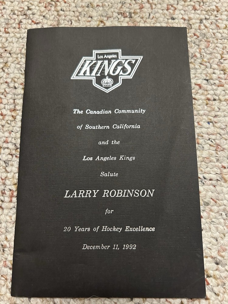 Los Angeles Kings Larry Robinson Retirement Program