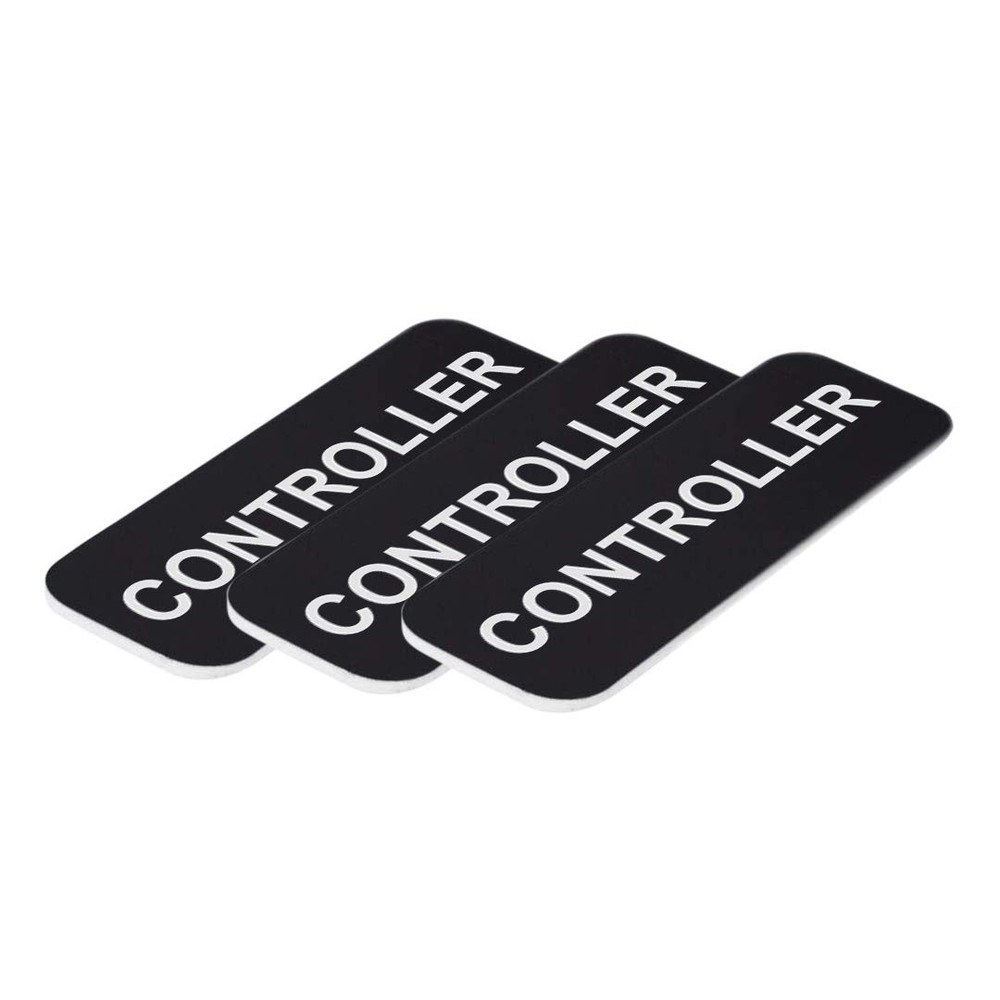Controller 1 x 3" Name Tag, (3 Pack)