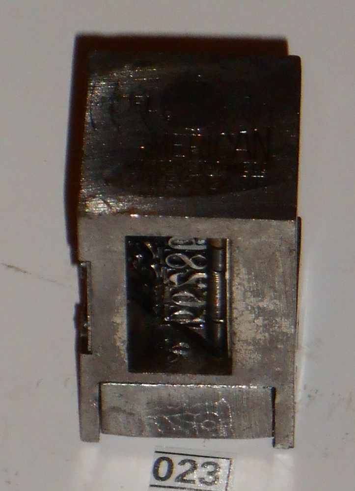 American Letterpress Numbering Machine | 023