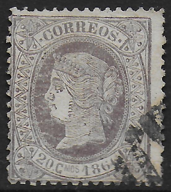 Spain stamps 1866 MI 79 CANC VF