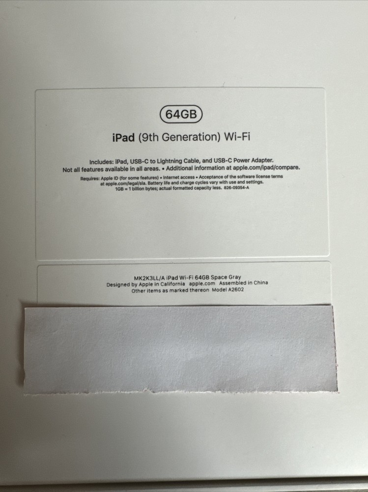 Apple iPad Box Only Empty Pro Air 4th 6th 9th 10th Generation