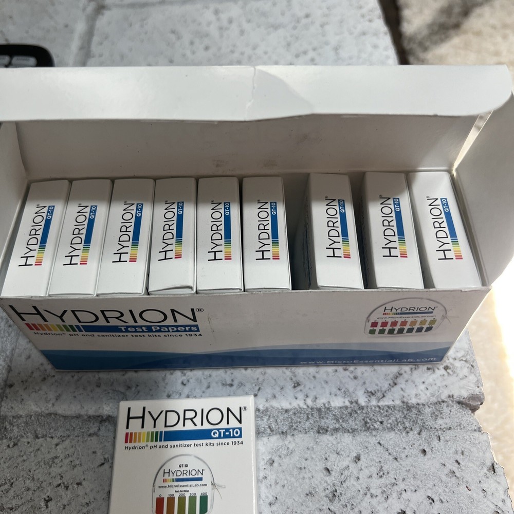10pk Rolls Hydrion Test Papers exp 02/24