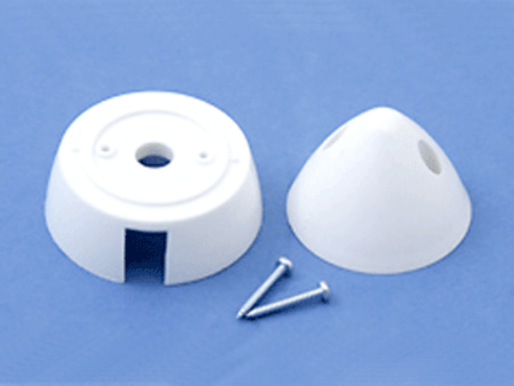 40mm Spinner (19/16"), White