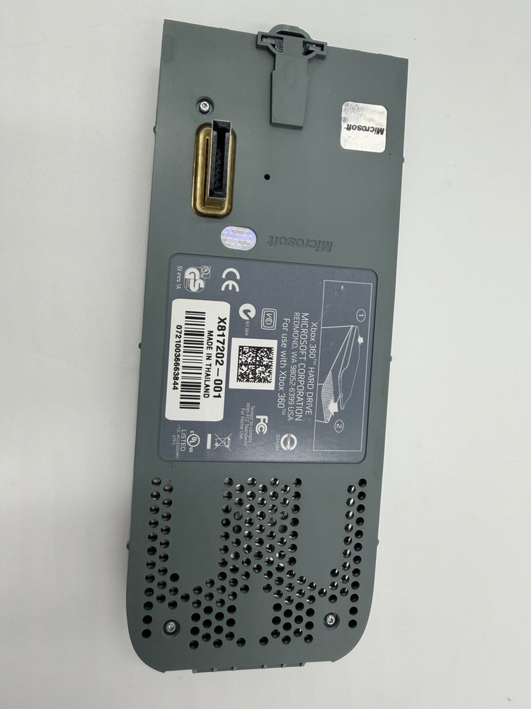 OEM Microsoft Xbox 360 Hard Drive HDD 60GB External Storage- Untested