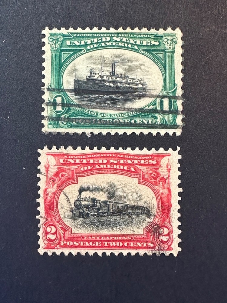 Scott # 294-95 Nice 2024 Scott Catalogue Value $ 4.00