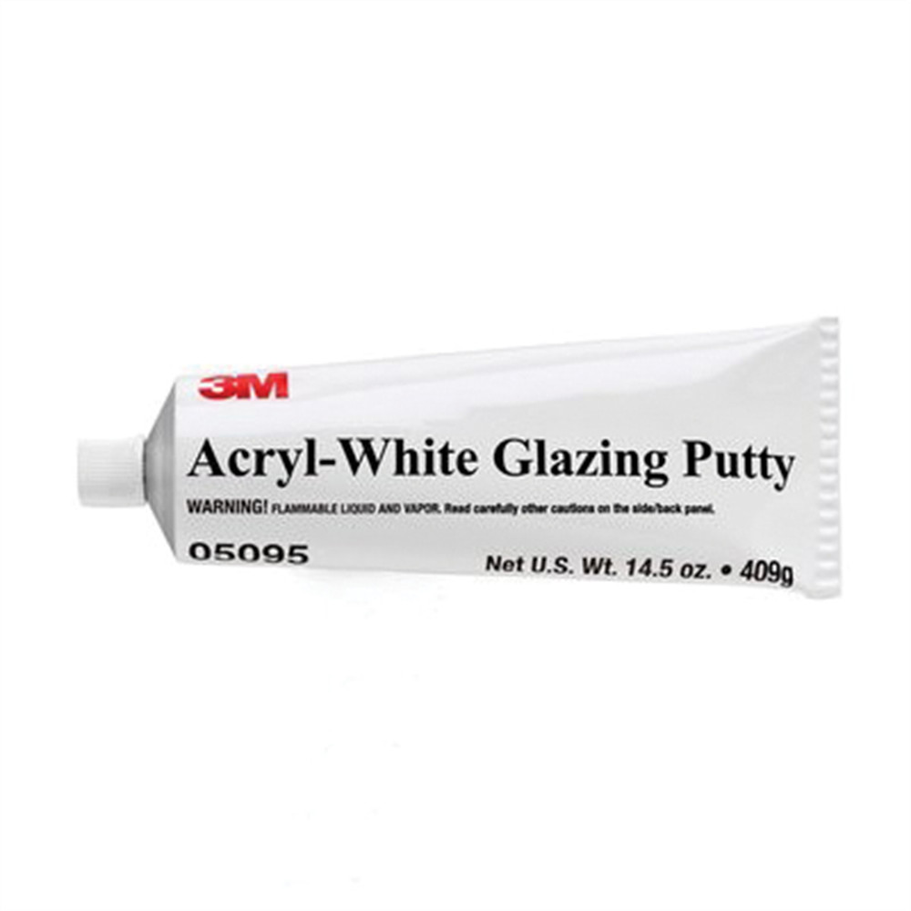 3M 05095 Putty, 14.5 oz Tube, White, Paste