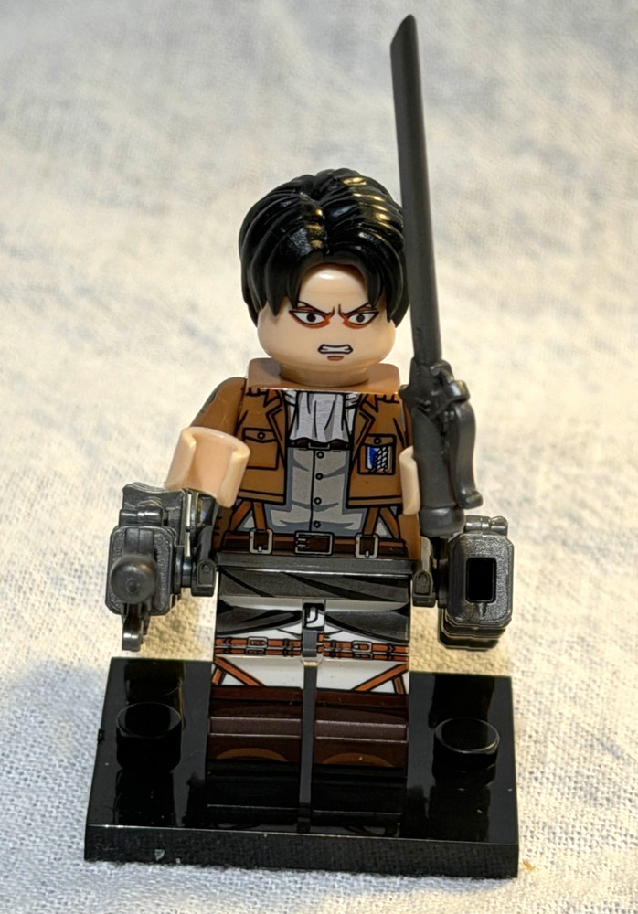 Levi Ackerman- Custom Minifigure- Attack On Titan Themed