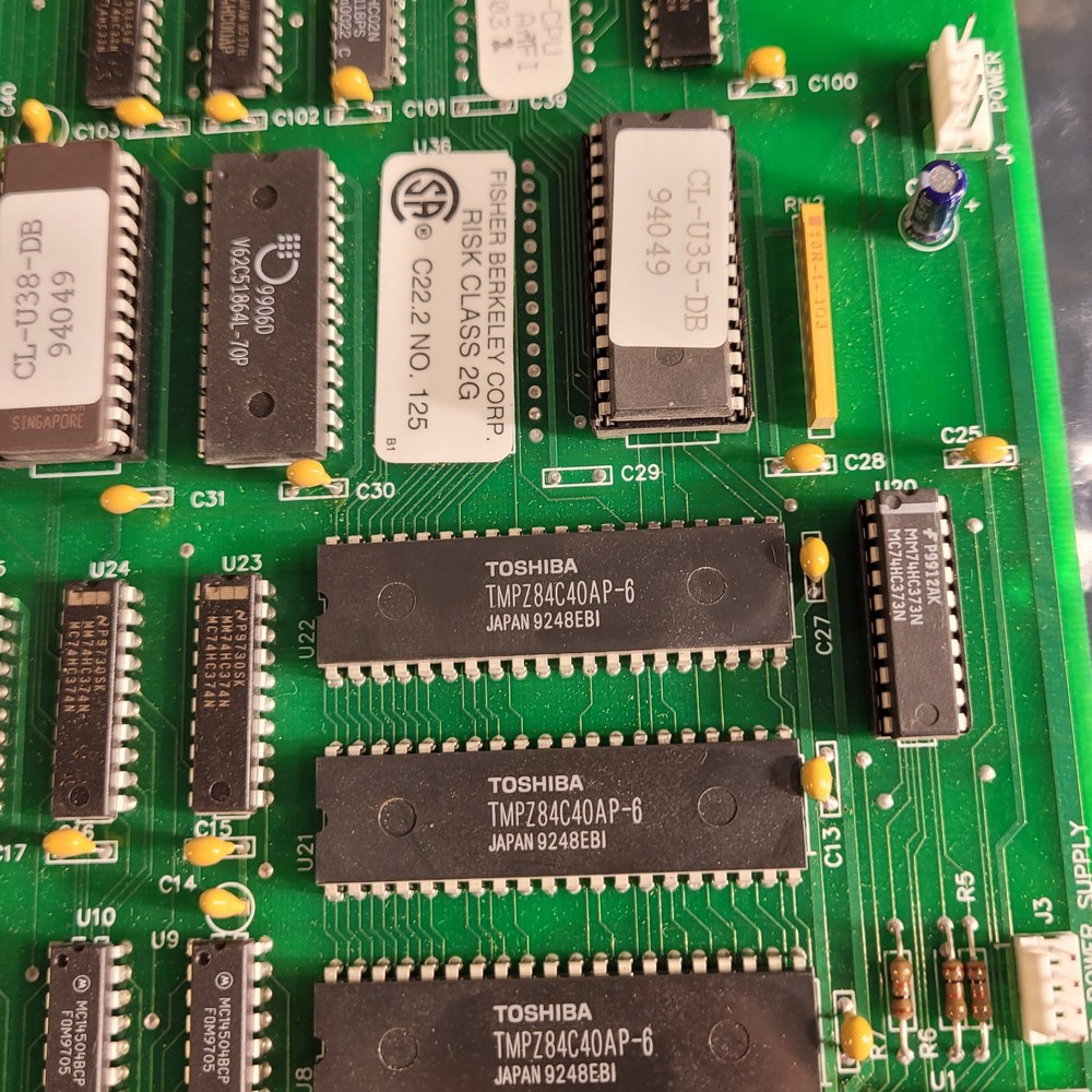 Fisher Berkeley Central Logic CPU Circuit Board PCA HPC-CL-CPU