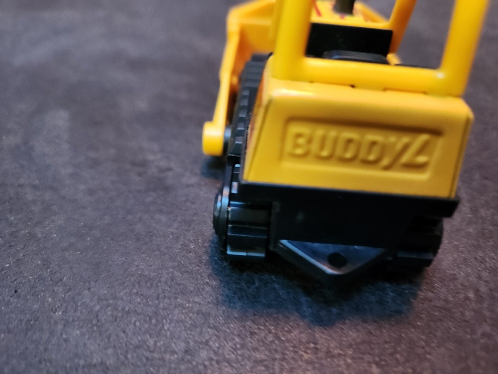 1982 Buddy L Corp. Yellow Bulldozer Dozer Tractor Mint Movable Blade