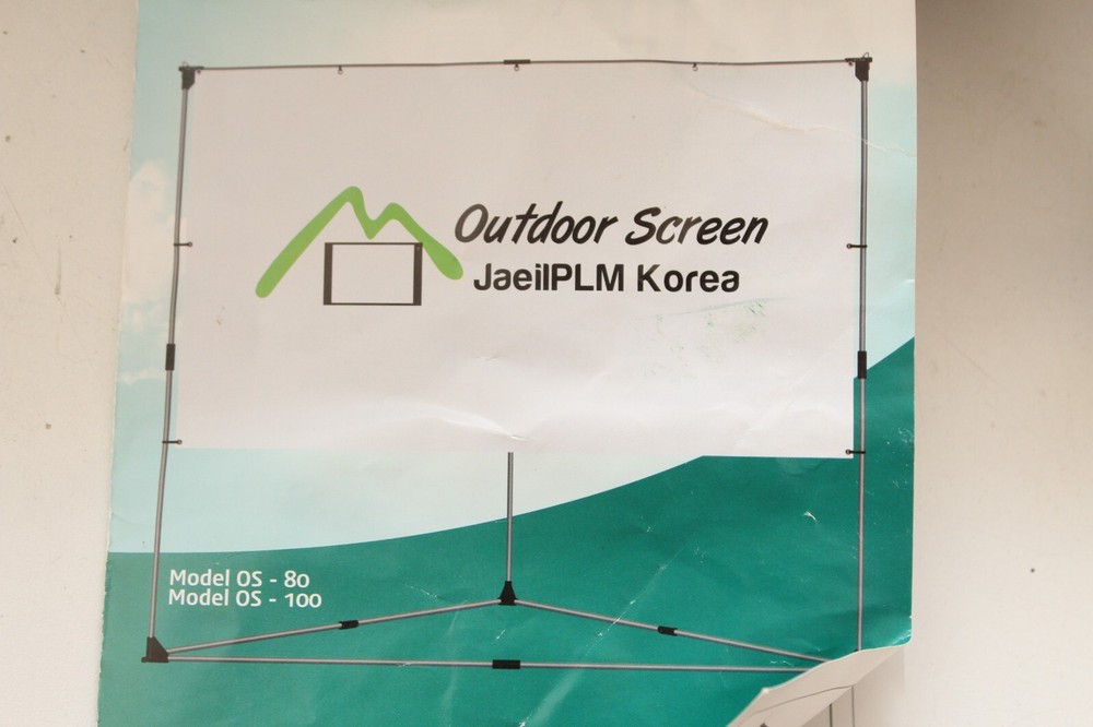 JaeilPLM 100-inch Portable Projector Screen