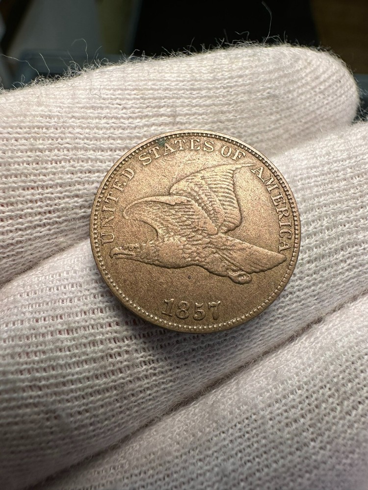 1857 Flying Eagle Cent XF