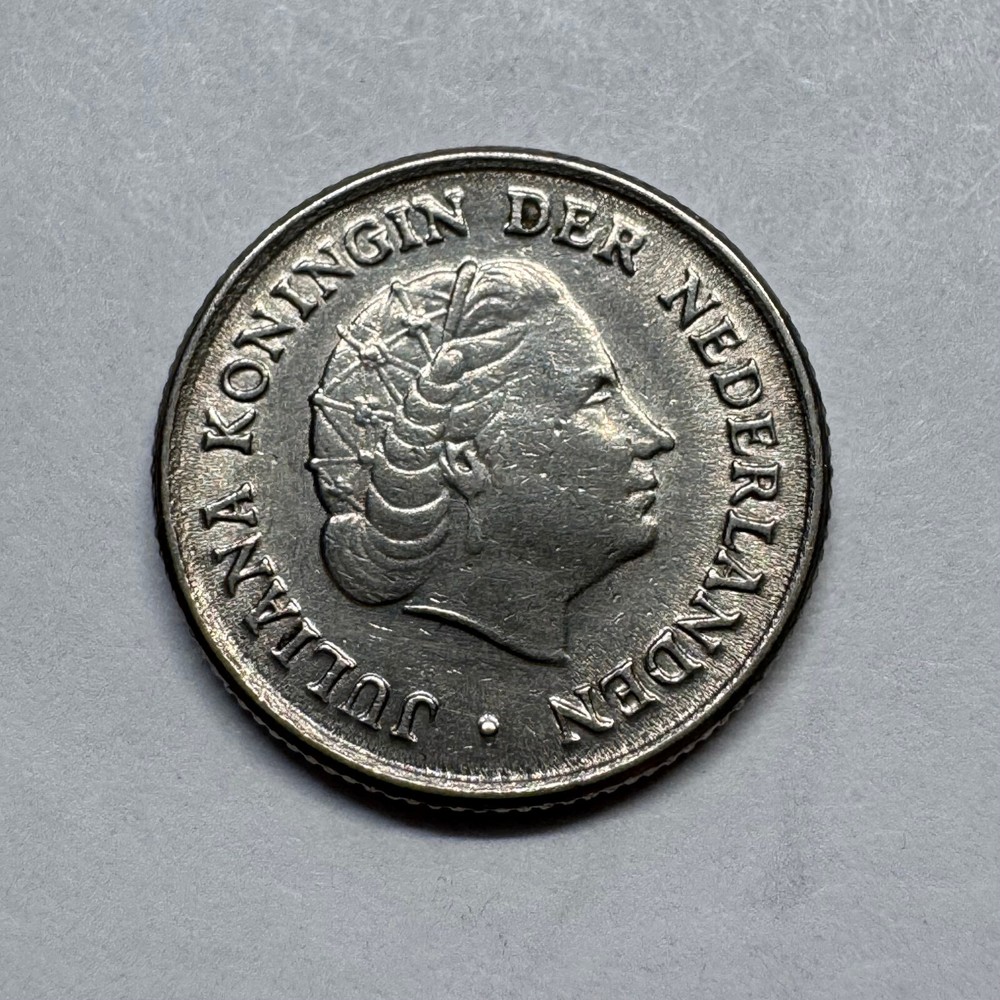 1954 Netherlands 10 Cent - Beautiful Coin - #B-032