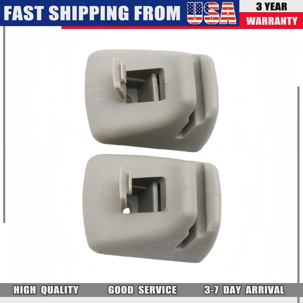 NEW Pair Grey Sun Visor Retainer Clip for Ford Focus 2000 2001 2002 2003-2007