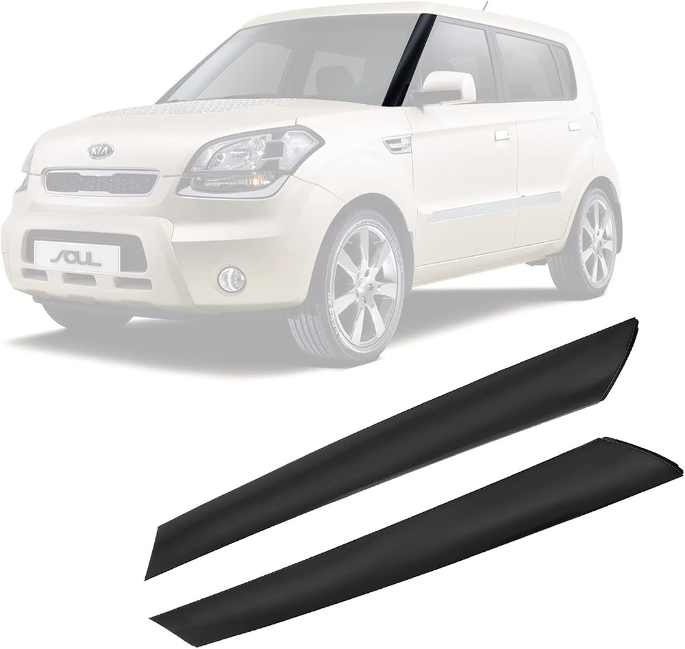 Windshield A Pillar Trim Molding Set Kia Soul 2010-2013 Front Left Right Outer