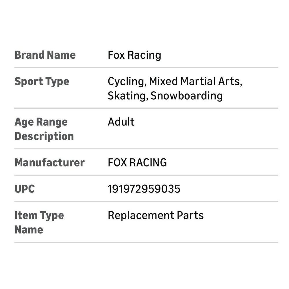 Fox Racing D3O LP1 L2 Knee Guard Replacement Inserts Orange CE Level 2 Pair