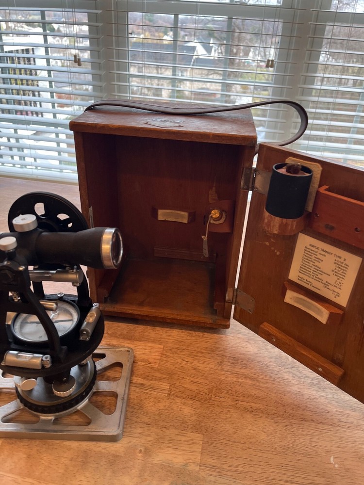 vintage Lietz surveyors transit