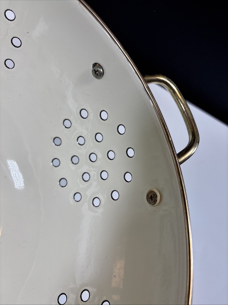 Vintage Colander Strainer Pedestal 11”