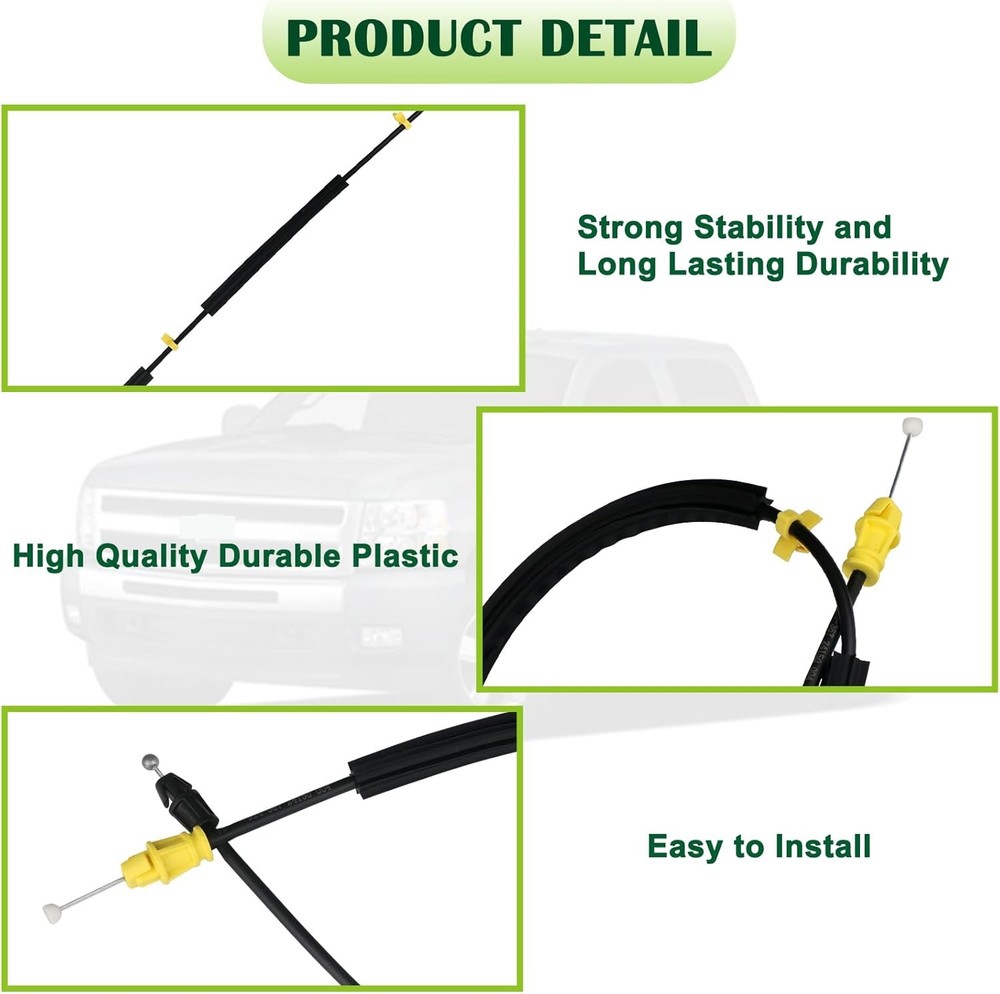 924-367 31" Inside Door Handle Latch Release Cable Compatible with 2007-2014 Che