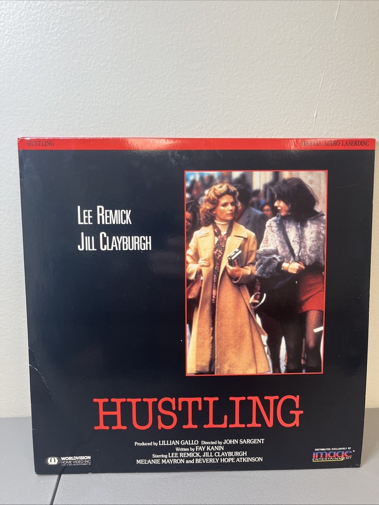 Hustling Starring Lee Remick Jill Clayburgh Laserdisc LD