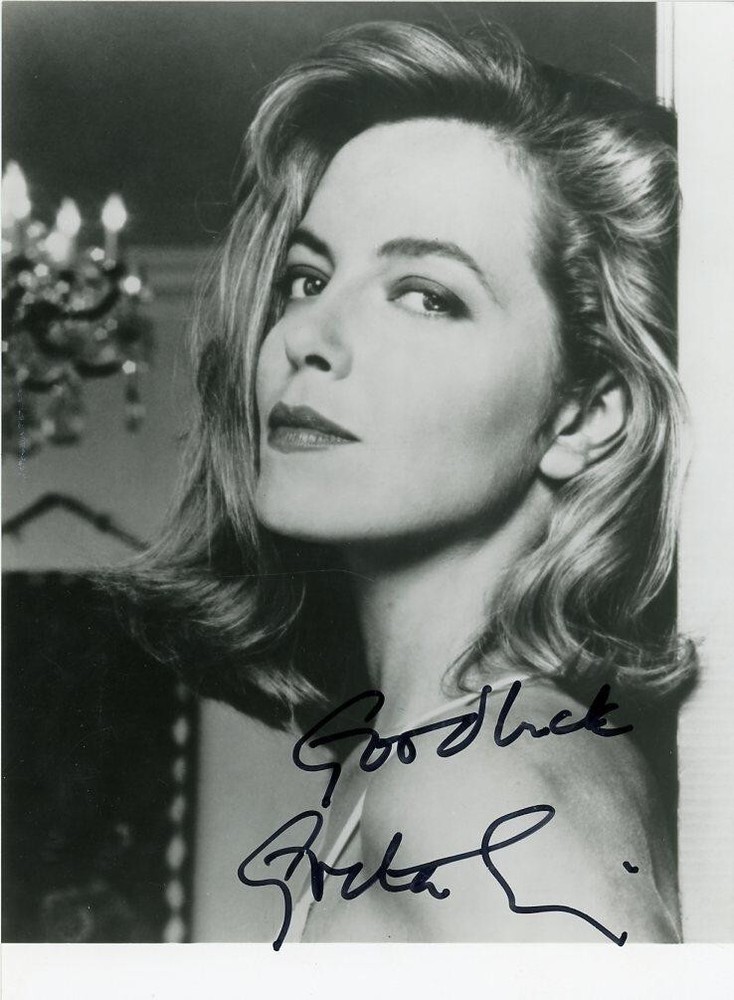 Greta Scacchi - Signed B&W Photograph
