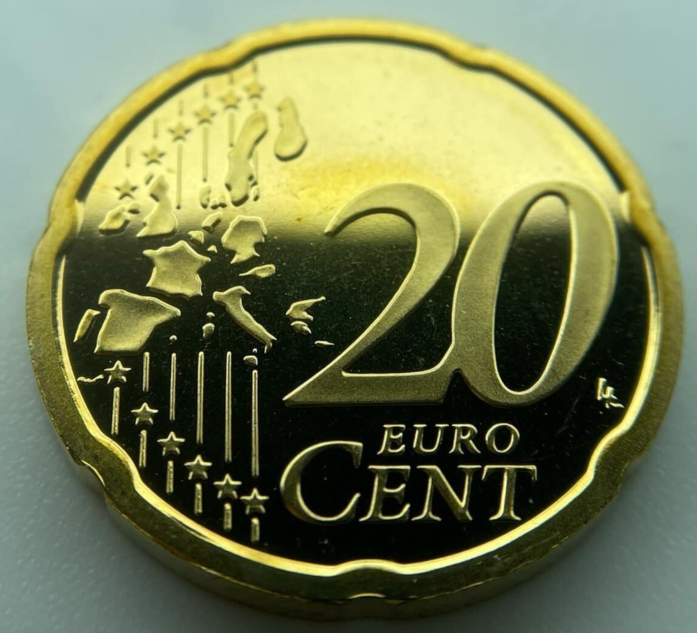 Austria 20 euro cent 2002 PROOF