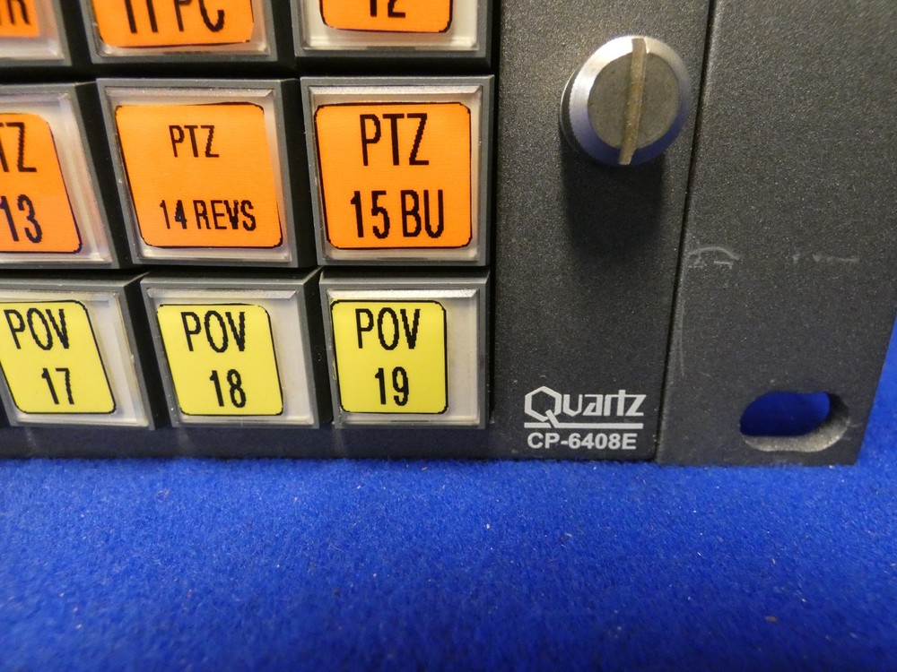 Evertz CP-6408E Quartz Router Control Panel