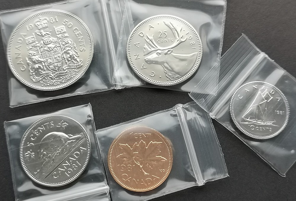 *** CANADA  1981  SPECIMEN  COINS  SET ***