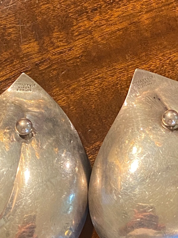 vintage Tiffany & Co sterling silver leaf shape.