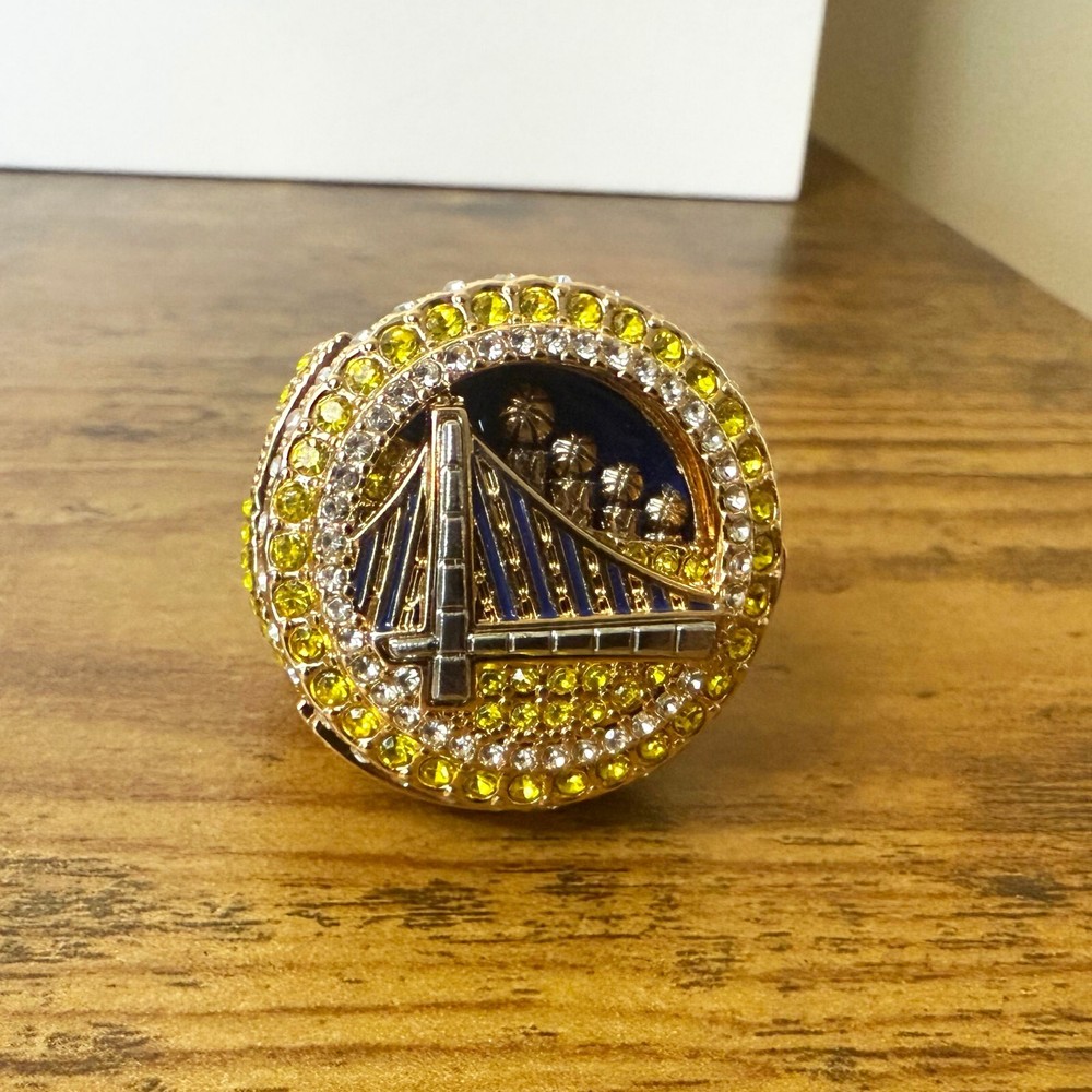 Steph Curry Golden State Warriors Championship Ring Complete Set w/ Display Box