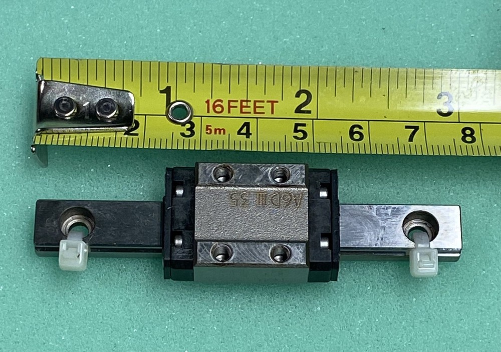 THK RSR9KM Linear Slide 75mm long 1 slide block used