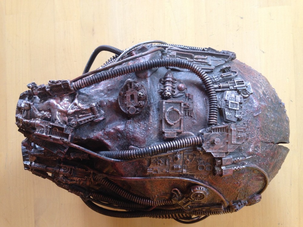 Borg Style Mask, Brown Resin