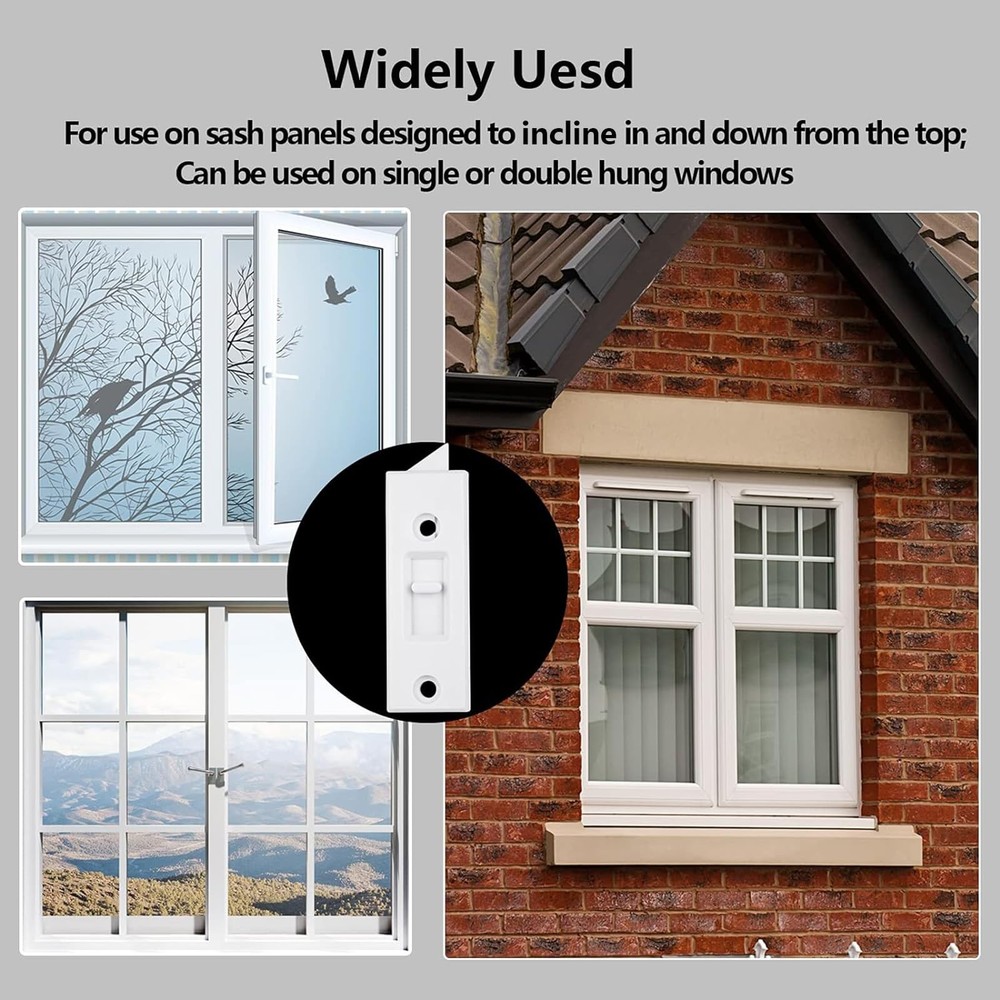 Window Latch Locks Parts and Hardware Tilt Plastic White