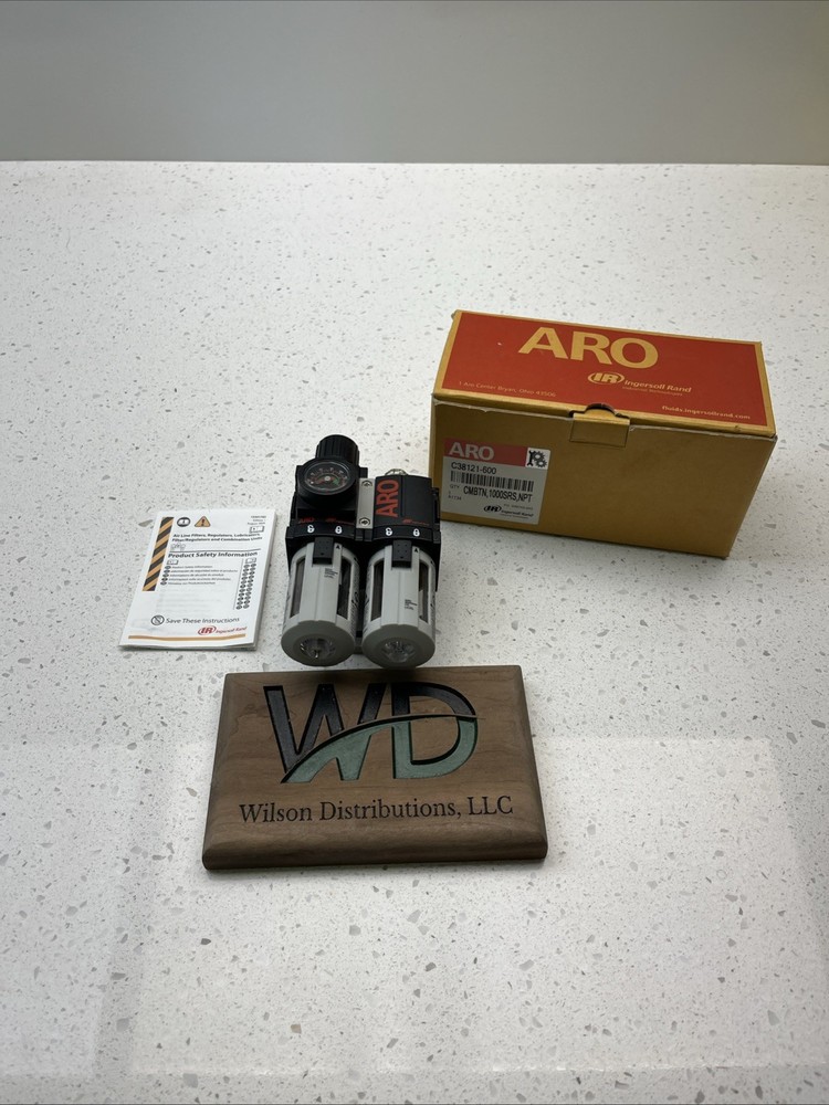 C38121-600 ARO 1/4" NPT Regulator & Lubricator 