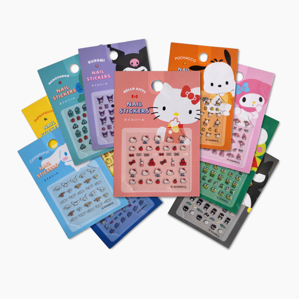 Sanrio Nail Stickers Stickers | Various Sheets