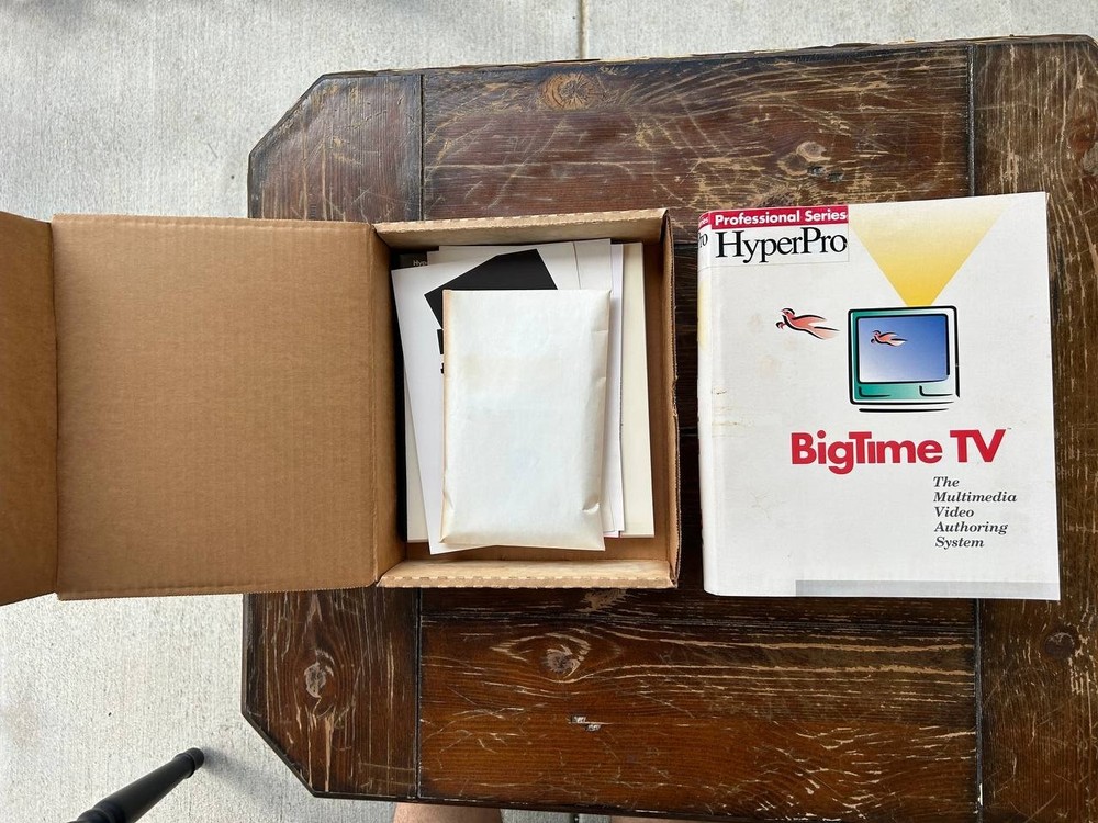 Vintage HyperPro BigTime TV. Multimedia Video Authoring System