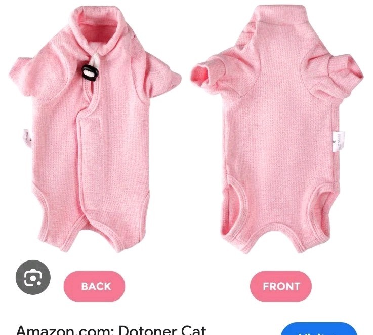Small/Medium Elbow Cover Recovery Suit - Pink