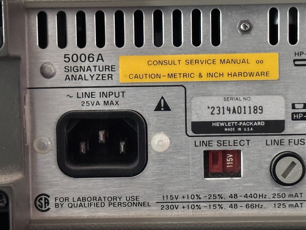 HP 5006A SIGNATURE ANALYZER