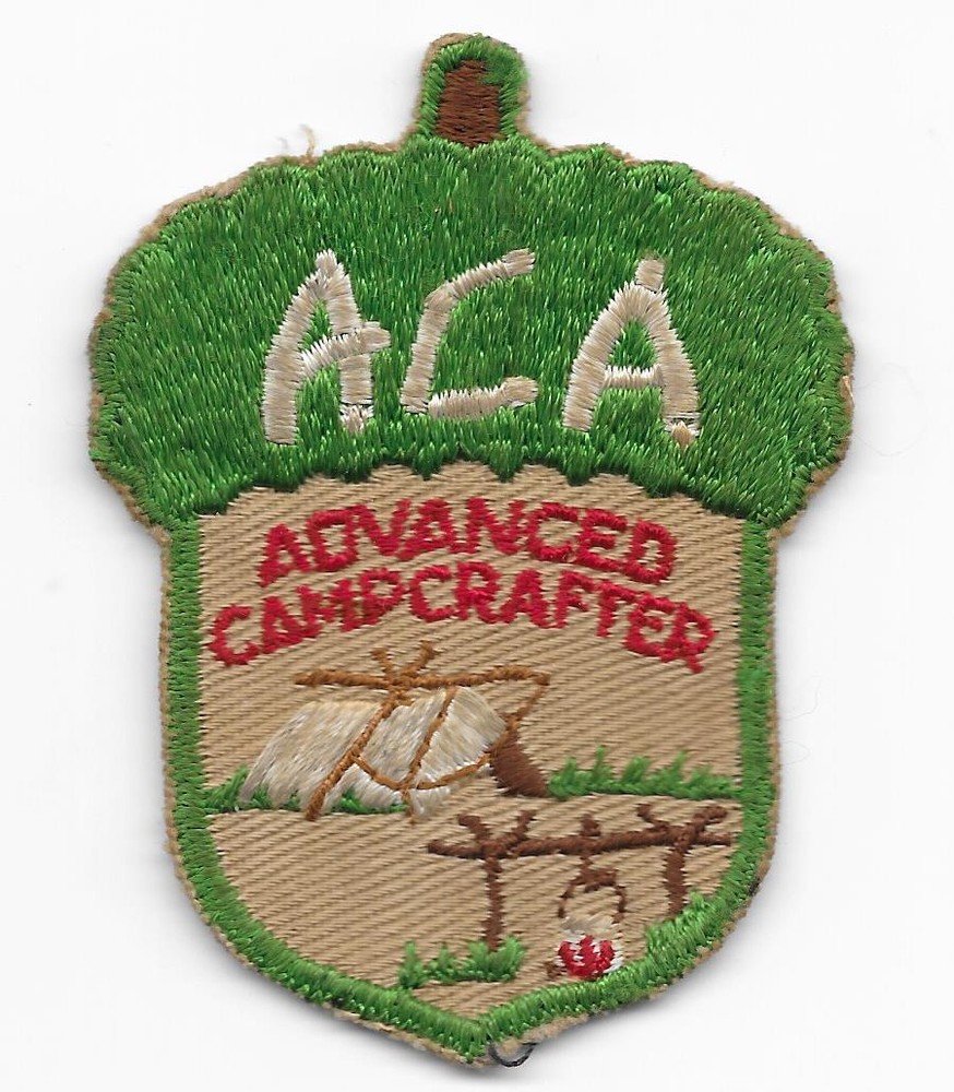 American Camping Association ACA Advanced Campcrafter Patch