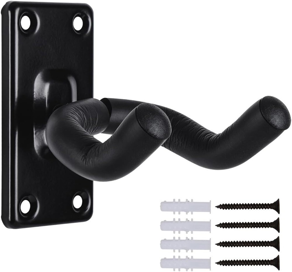 Multi-Compatibility Guitar Hanger Hook for Visually Showcasing Your Instruments