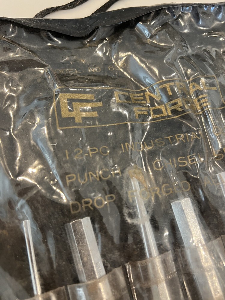 12 Piece Central Forge Highly Industrial Quality Chisel Set Tools