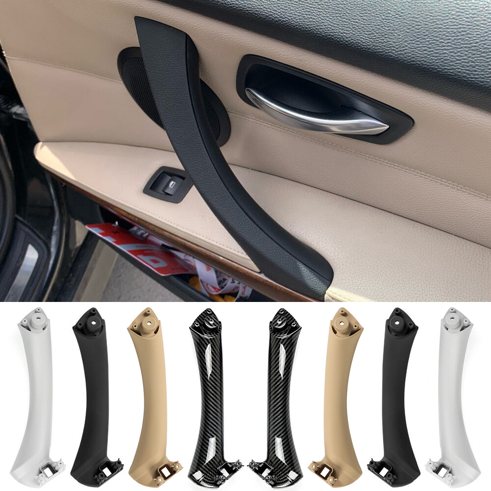 Left Right Outer Inner Door Panel Handle Pull Trim Cover For BMW E90 E91 328i M3