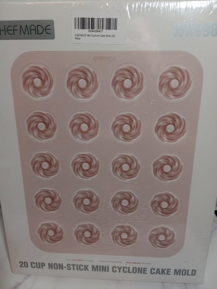 CHEFMADE 20 Cup Non-stick Mini Cyclone Cake Mold New