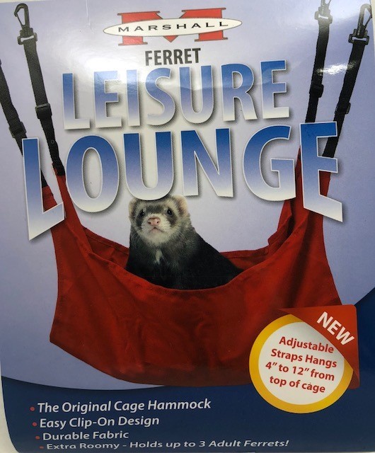 Marshall Leisure Lounge Cage Hammock for Ferrets w/Adjustable Straps