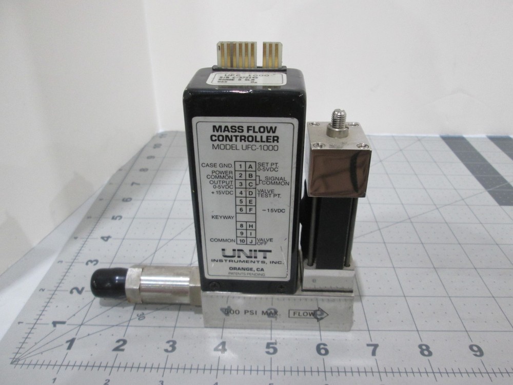 Unit, UFC-1000, Mass Flow Controller, O2, 5 SLM, Used