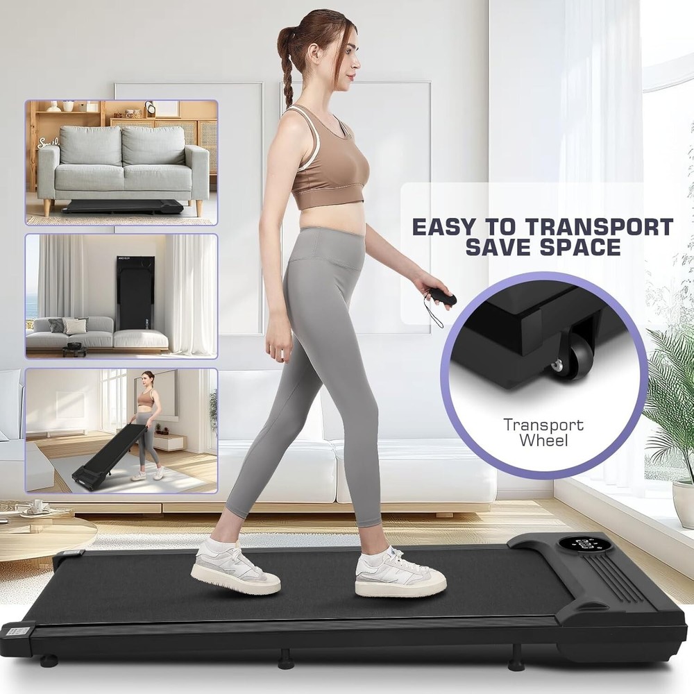 Foadble Treadmill with 8% Incline&Led Display Treadmill Portable with Handrail**